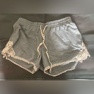 Cloud Chaser - blue lace shorts